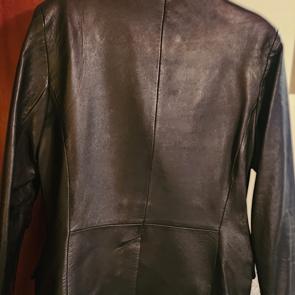 Women's Black Leather Jacket